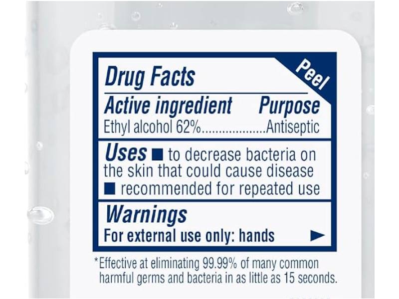 Germ.x original Moisturizing Hand Sanitizer, Vitamin E, 2 fl oz/59 mL