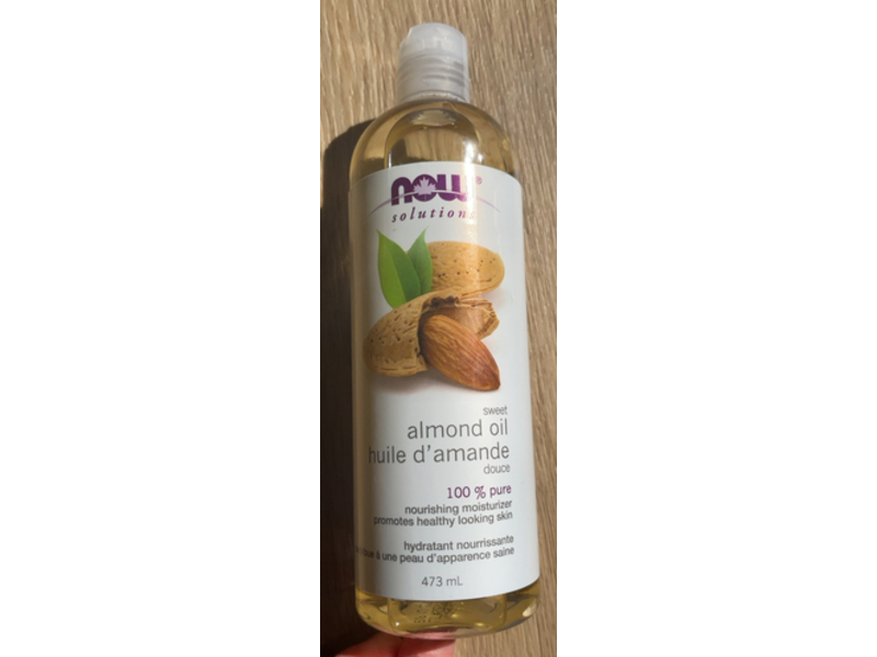 Now Solution Sweet Almond Oil, 16 fl oz/473 mL