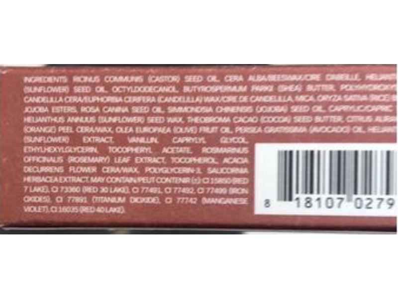 ILIA Balmy Tint Hydrating Lip Balm, Lady, Salicornia + Shea Butter + Rosehip Seed Oil, 0.15 oz/4.4 g