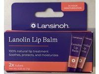 Lansinoh Lip Balm, Lanolin, 0.25 oz/7 g, 2 Count - thumbnail 2