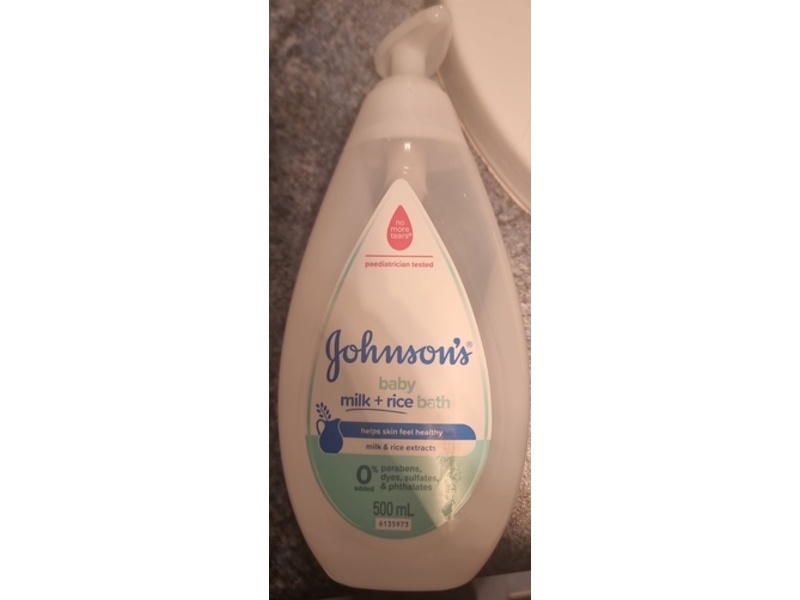 Johnson's Baby Bath, Milk+Rice, 500 mL