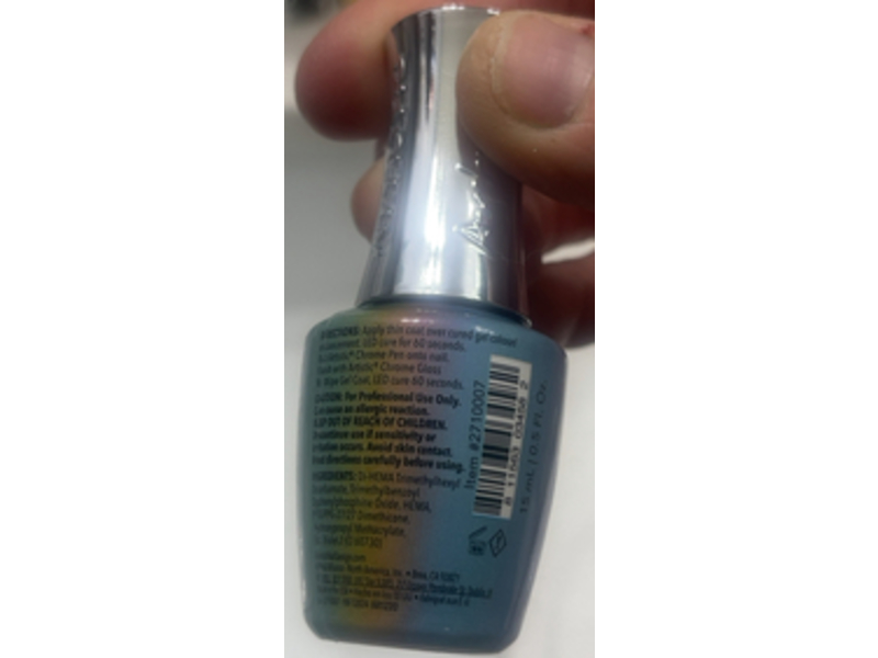 Artistic Chrome Gloss No Wipe Gel Coat, 0.5 fl oz/15 mL