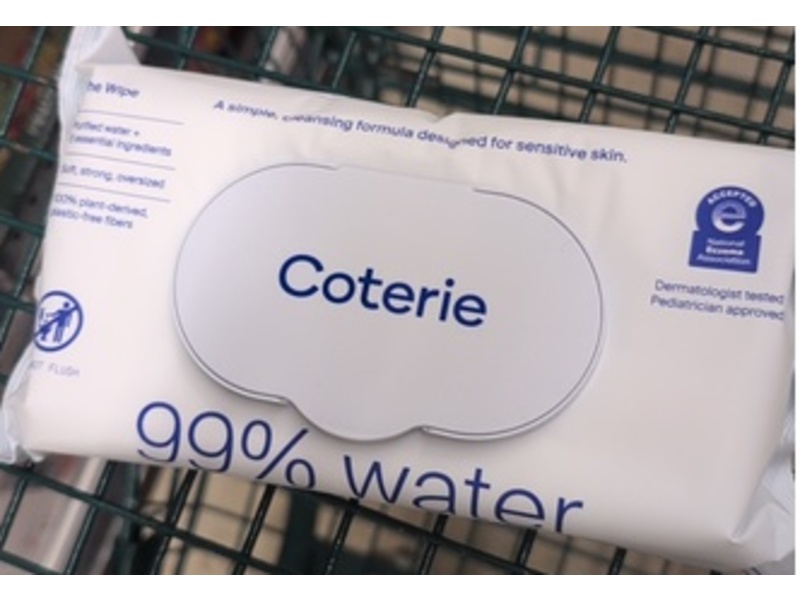 Coterie The Wipe Water Wipes, 448 Count, 8 Packs