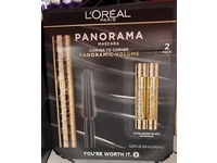 L'Oreal Paris Panorama Mascara, Blackest Black, 0.33 fl oz/9.9 mL, Pack Of 2 - thumbnail 2