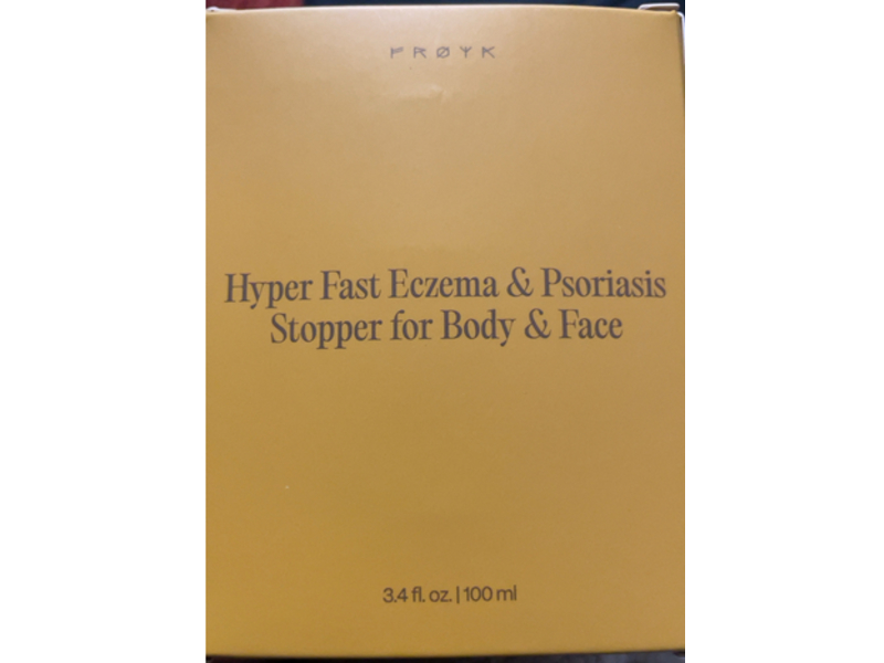 Froyk Hyper Fast Eczema & Psoriasis Stopper, 3.4 fl oz/100 mL