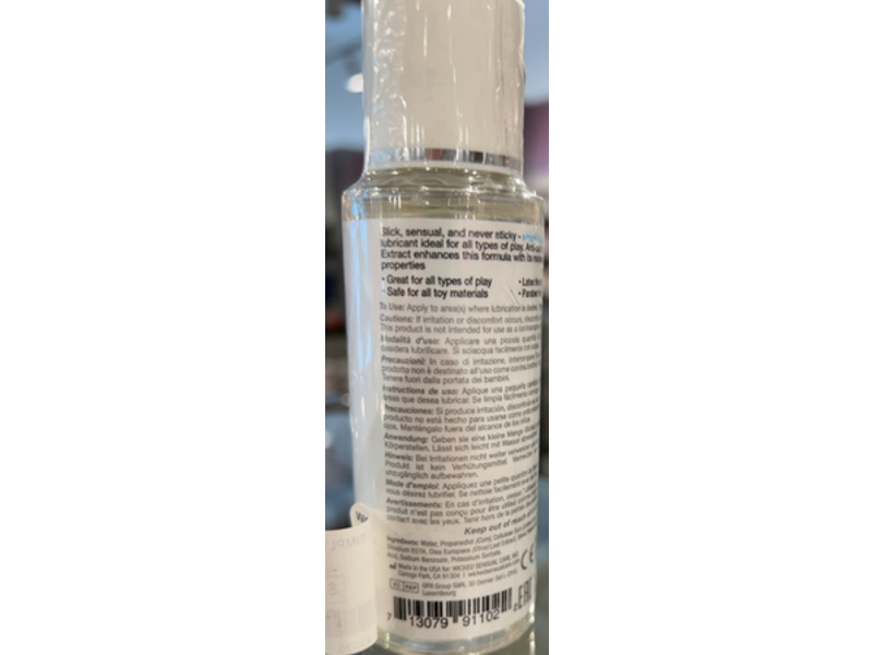 Wicked Sensual Care Simply Aqua Water Based Lubricant, 2.3 fl oz/70 mL