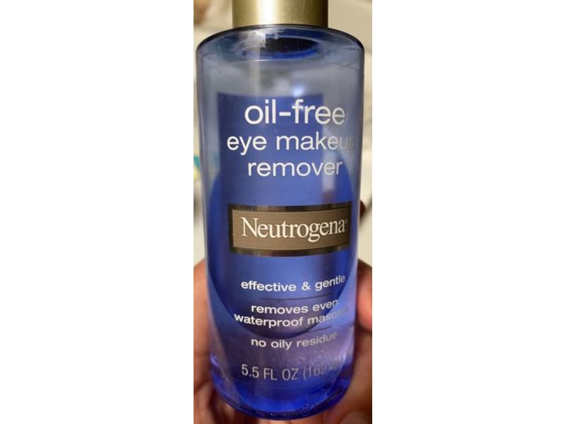 Neutrogena Eye Makeup Remover, Oil Free, 5.5 fl oz/162 mL