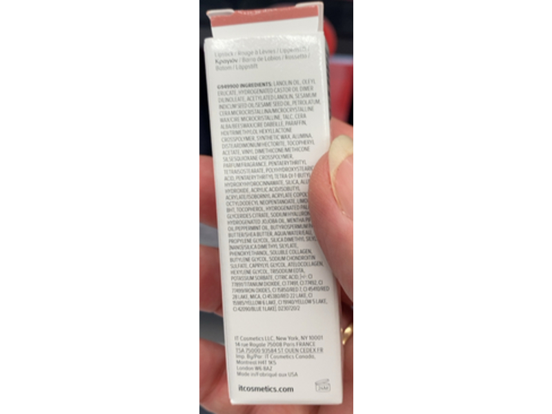 It Cosmetics Pillow Lips Lipstick Cream, Vision, 0.13 oz/3.6 g