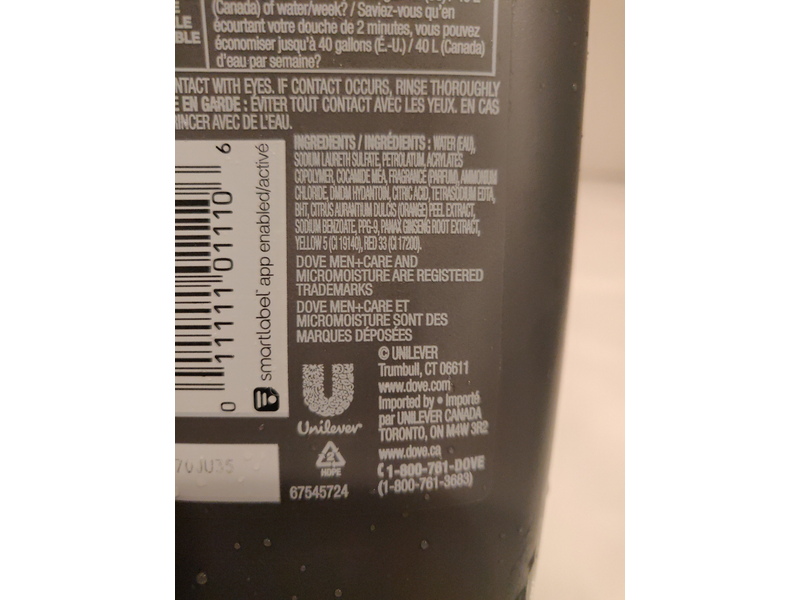 Dove Men+Care Sport Care, Endurance + Comfort, 13.5 fl oz/ 400 mL, Pack of 2 Bottles