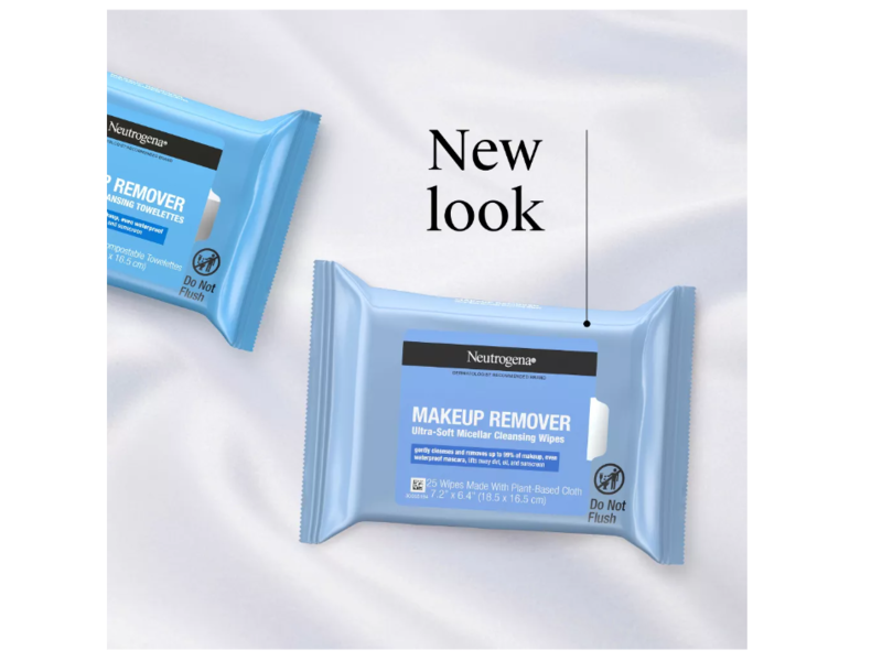 Neutrogena Makeup Remover Cleansing Towelette, 25 Count, Pack Of 6