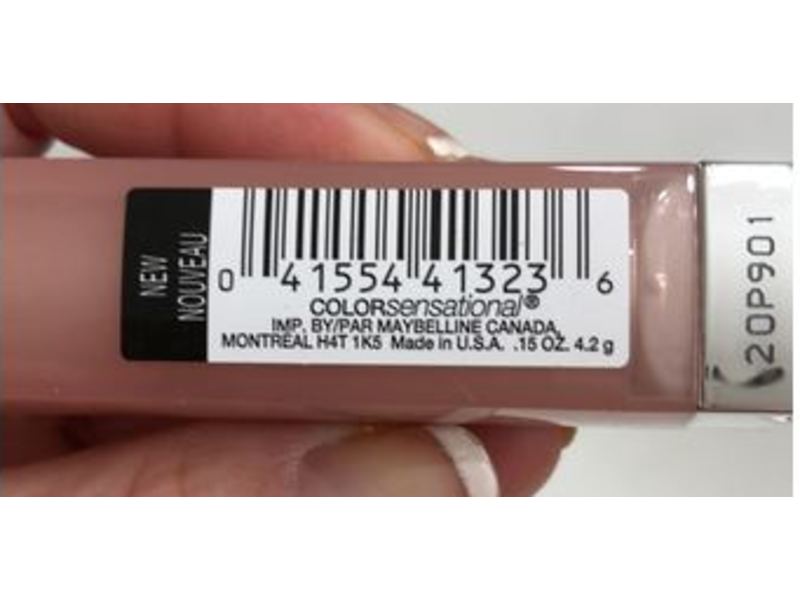 Maybelline Color Sensational The Creams Cream Finish Lipstick, Touchable Taupe, 0.15 oz