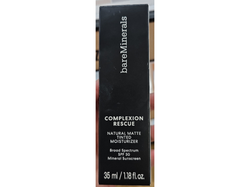bareMinerals Natural Matte Tinted Moisturizer, SPF 30, Vanilla 02, 1.18 fl oz/35 mL