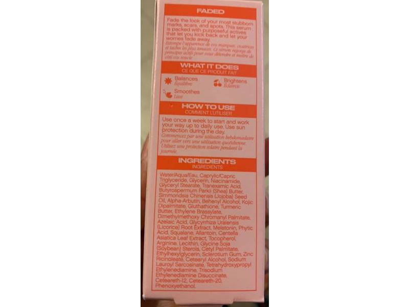 Topicals Faded Brightening & Clearing Serum, 0.5 fl oz/15 mL