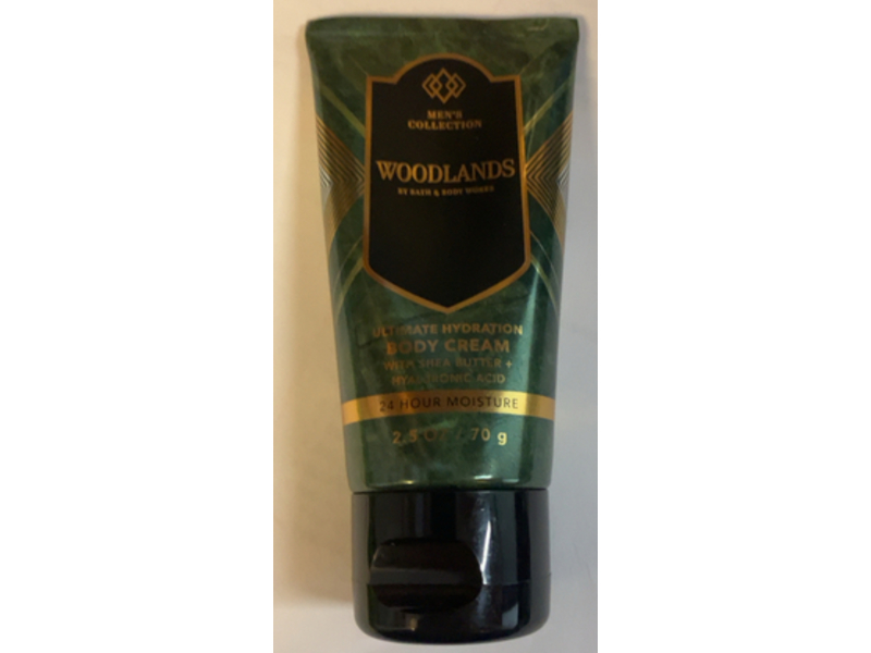 Bath & Body Works Ultimate Hydration Body Cream, Woodlands, 2.5 oz/70 g