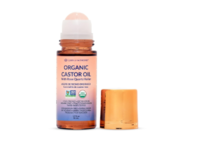 Queen Of The Thrones Organic Castor Oil, Rose Quartz Roller, 1.7 fl oz/50 mL - thumbnail 1