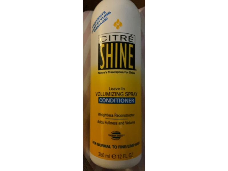 Citre Shine Leave-In Volumizing Spray Conditioner, 12 fl oz/350 mL