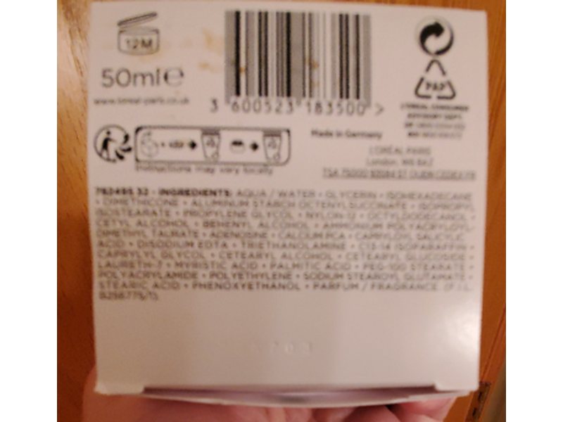 L'Oreal Paris Anti - Wrinkle Densifying Day Cream, Calcium, 50 mL