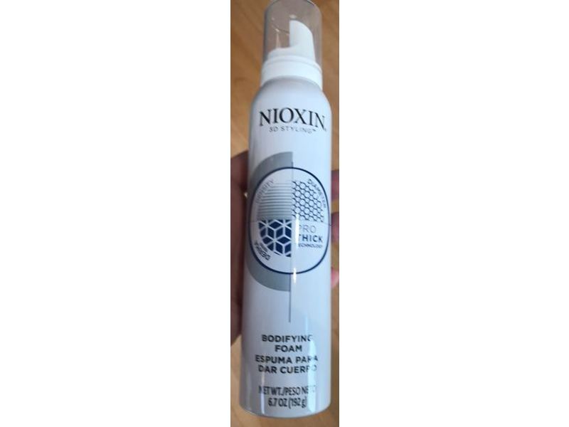 Nioxin 3D Styling Bodifying Foam, 6.7 oz/192 g
