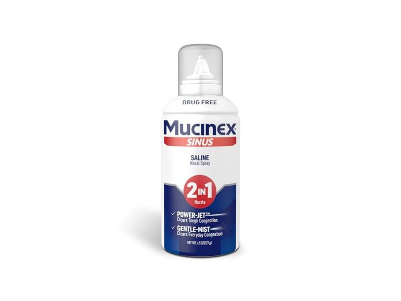 Mucinex Sinus Saline Nasal Spray, 4.5 oz/127 g