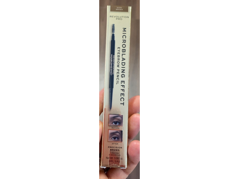 Revolution Pro Microblading Precision Eyebrow Pencil, Dark Brown, 0.001 oz/0.4 g