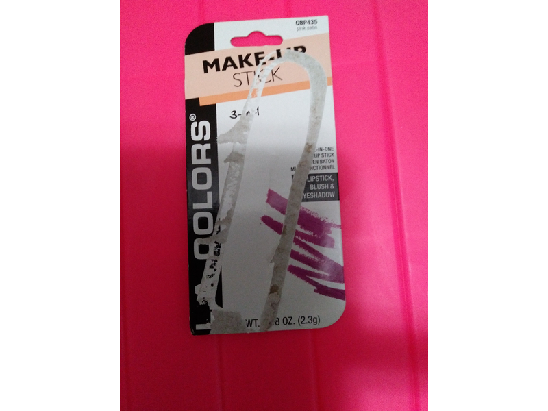 La Colors Make-up Stick All In One Lipstick Blush and Eyeshadow , Pink Satin, 0.08 Oz