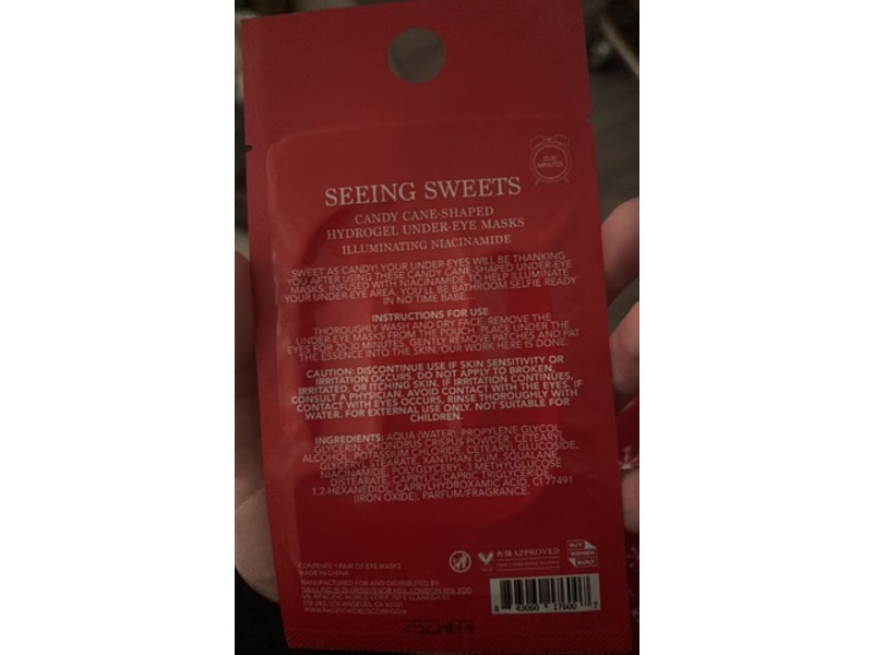 Holler Illuminating Hydrogel Under-Eye Masks, Niacinamide, 0.10 oz/3 g