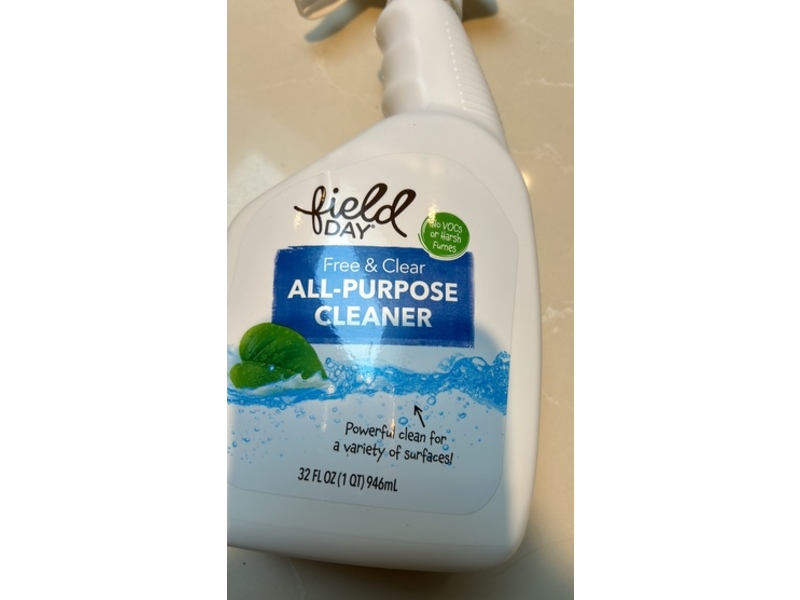 Field Day All-Purpose Cleaner, Free & Clear, 32 fl oz/946 mL