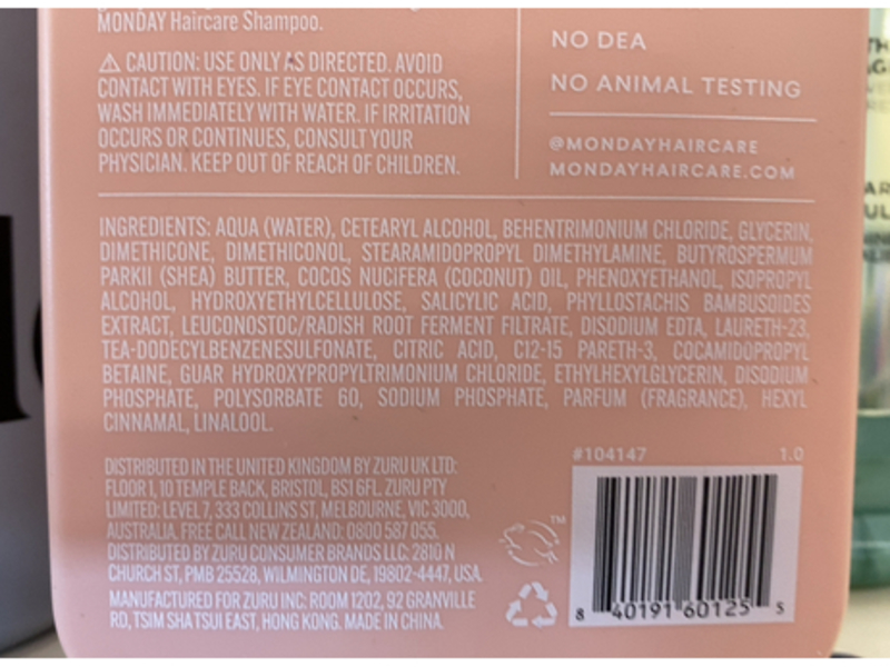 Monday Haircare Curl Define + Peptides Conditioner, 12 fl oz/354 mL