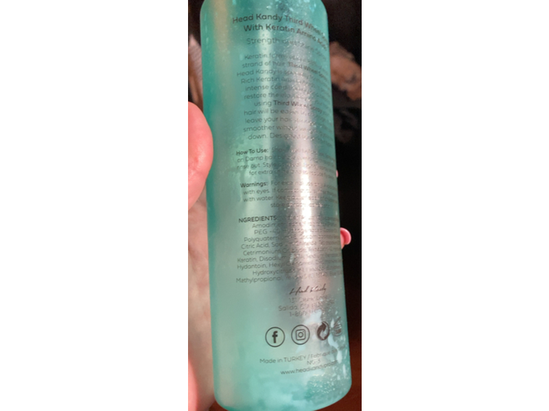 Head Kandy Aminokeratin The Thied Wheel Leave In Strength & Shine Spray, 13.58 fl oz/400 mL