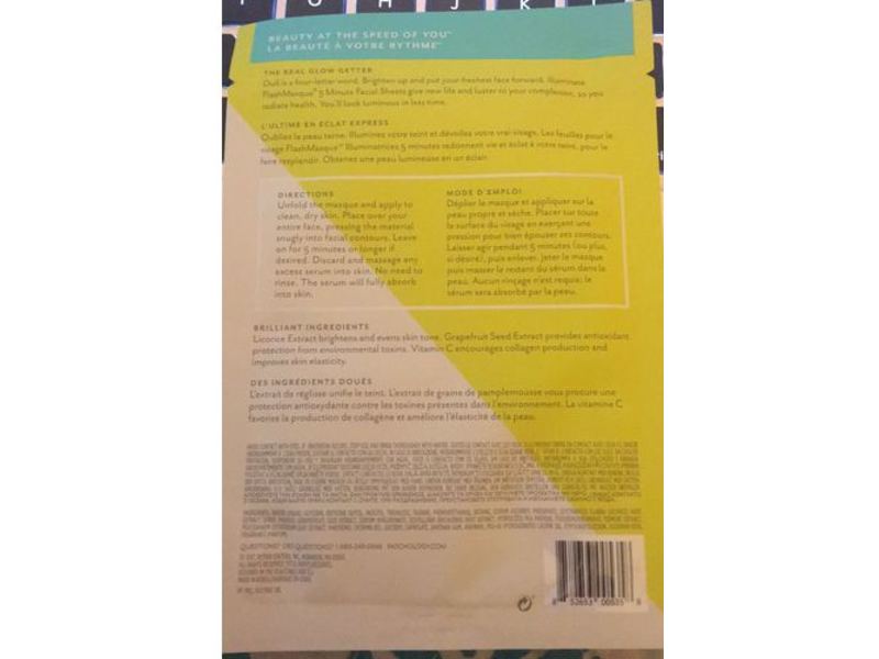 Patchology Illuminate Flashmasque, 0.95 fl oz/28 mL, 1 Count