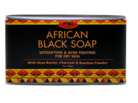 Primal African Black Soap, Shea Butter, Charcoal & Bamboo Powder, 7 oz/198 g, Pack Of 6 - thumbnail 1