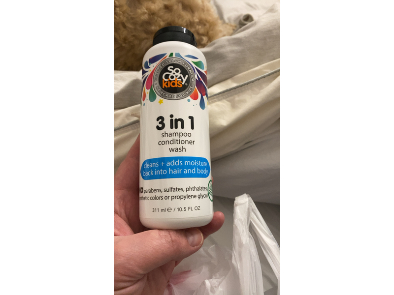 So Cozy 3 In 1 Shampoo, Conditioner And Wash, Mango-Go, 10.5 fl oz/311 mL