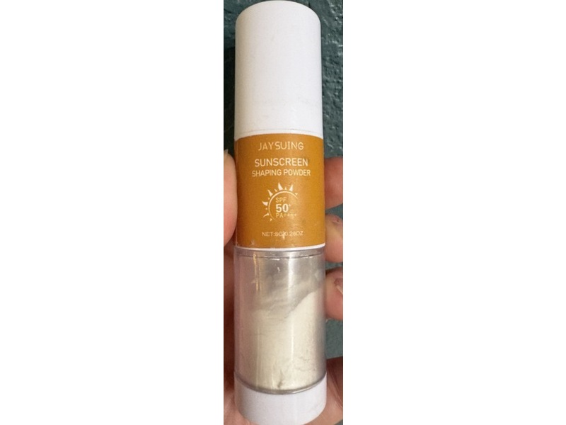 Jaysuing Sunscreen Shaping Powder, SPF 50+ PA++++, 0.28 oz/8 g