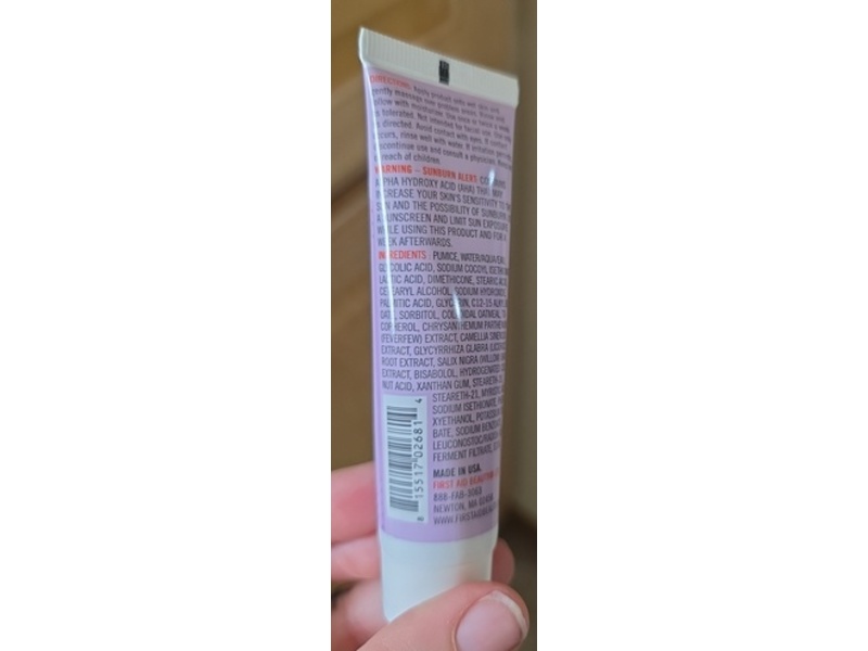 First Aid Beauty KP Bump Eraser Body Scrub, 10% AHA, 1 oz/28.3 g