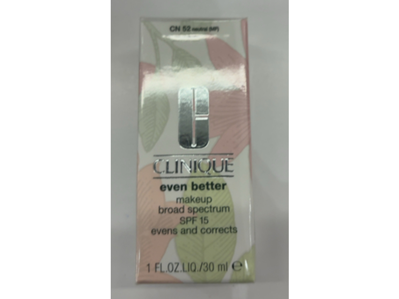 Clinique Even Better Makeup, SPF 15, CN 52 Neutral, 1 fl oz/30mL