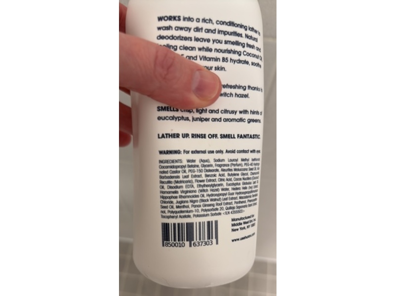 Huron Body Wash, Original Citrus + Eucalyptus, 32 fl oz/946 mL