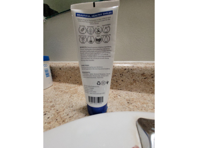 Cleure Original Flavor Free Toothpaste, 4 fl oz/113.4 g