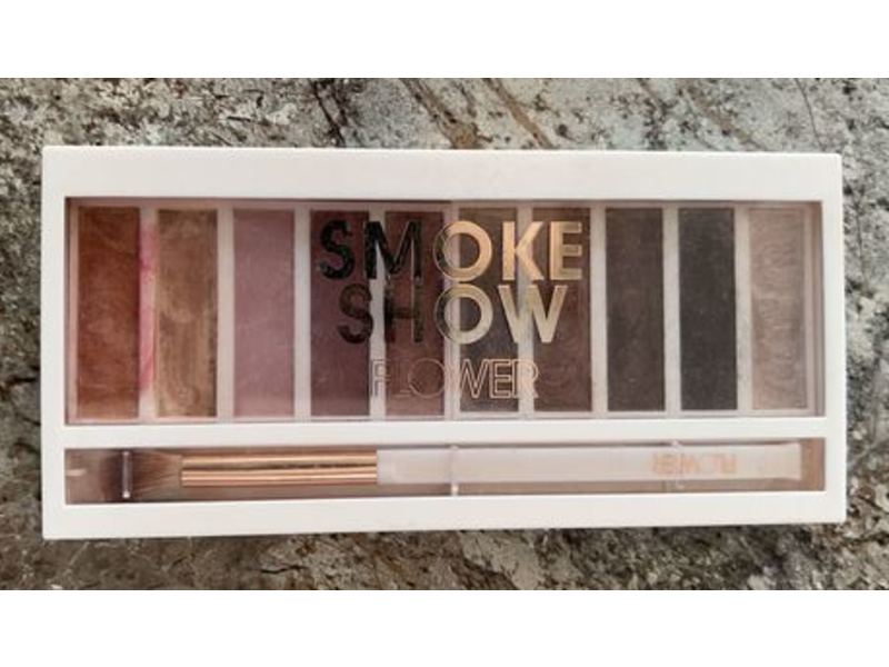 Flower Shimmer & Shade Eyeshadow Palette, Smoke Show, 0.30 oz/8.5 g