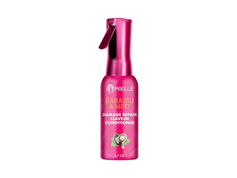 Mielle Organics Damage Repair Leave-In Conditioner, Babassu & Mint, 6.7 fl oz/198 mL
