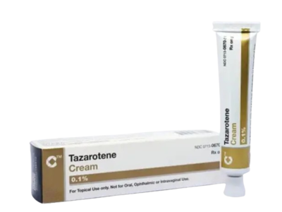 Tazarotene Cream, 0.1%, 60 g, Cosette Pharmaceuticals (Rx)
