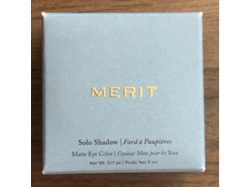 Merit Solo Shadow Matte Eye Color, Vachetta, 0.17 oz/5 mL