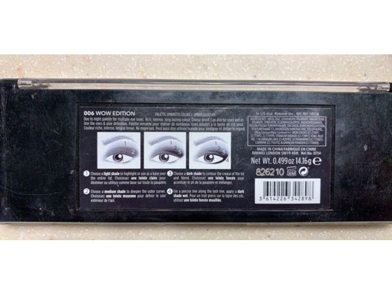 Rimmel London Magnif'eyes Eye Contouring Palette, Wow Edition, 0.5 oz/14.2 g