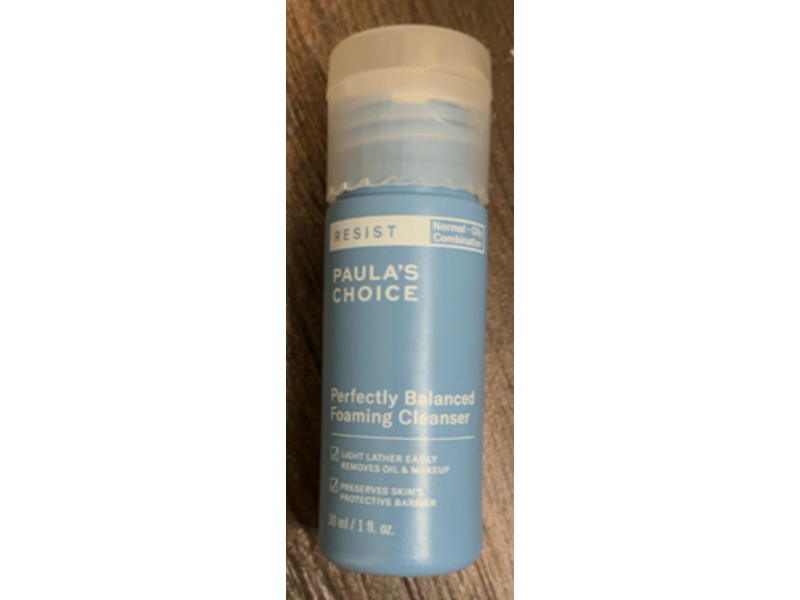 Paula's Choice Resist Perfectly Balanced Foaming Cleanser, 1 fl oz/30 mL