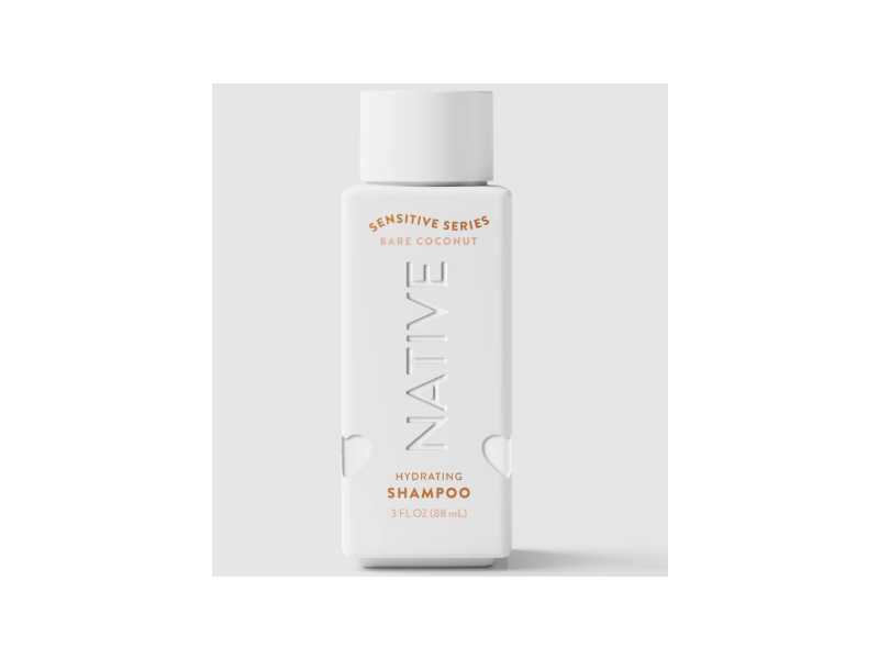 Native Hydrating Shampoo, Bare Coconut, 3 fl oz/88 mL