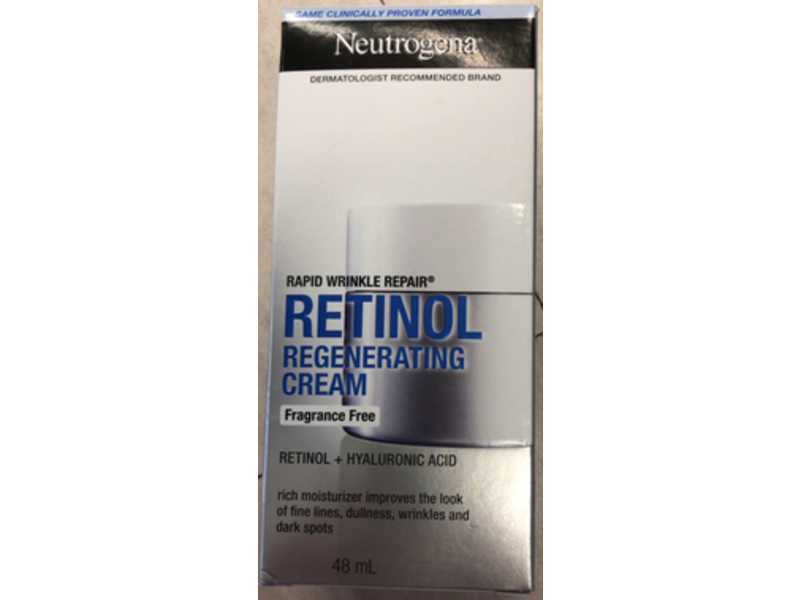 Neutrogena Rapid Wrinkle Repair Retinol Face Moisturizer Cream, 1.7 oz/48 g