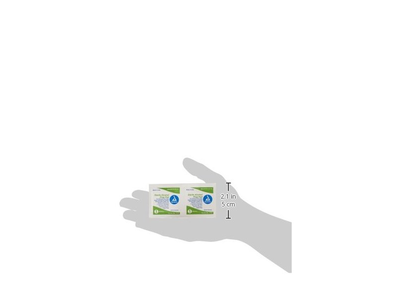 Dynarex Alcohol Prep Pad Sterile, Medium, 200 count