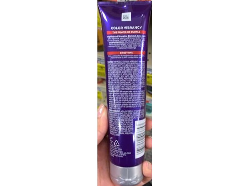 L'oreal Paris Elvive Purple Conditioner, Color Vibrancy, Anti-Brassiness, 5.1 fl oz/150 mL