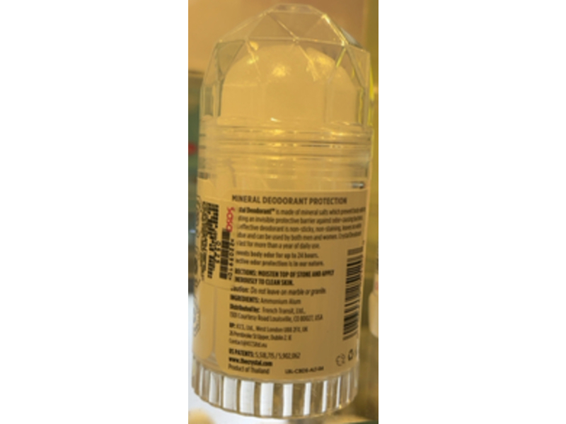 Crystal Mineral Deodorant Stick, 120 mL