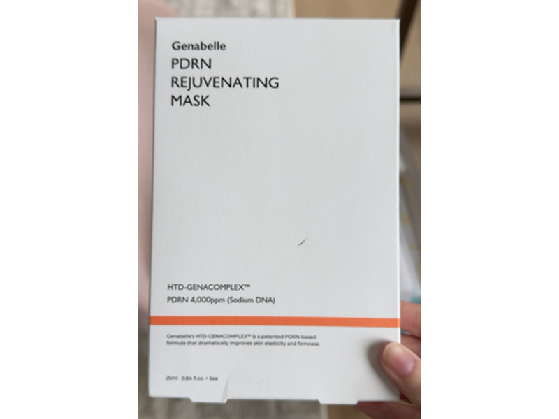 Genabelle PDRN Rejuvenating Mask Sheet, 0.84 fl oz/25 mL, Pack Of 5