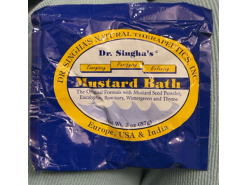 Dr. Singha's Mustard Bath, 2 oz/57 g